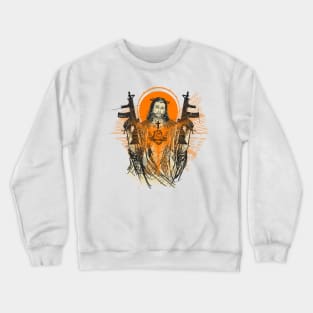 Jesus Protects Us Crewneck Sweatshirt